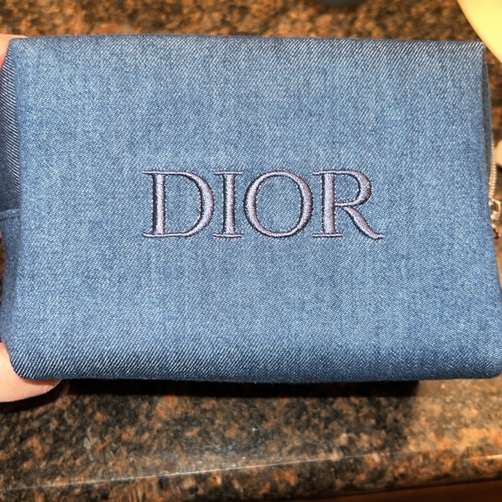 Dior Beauty Denim Pouch w/2 mini's